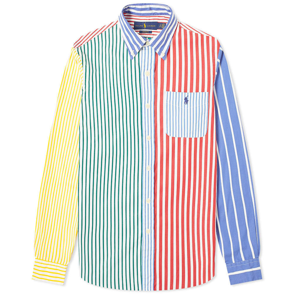 ralph lauren candy stripe shirt
