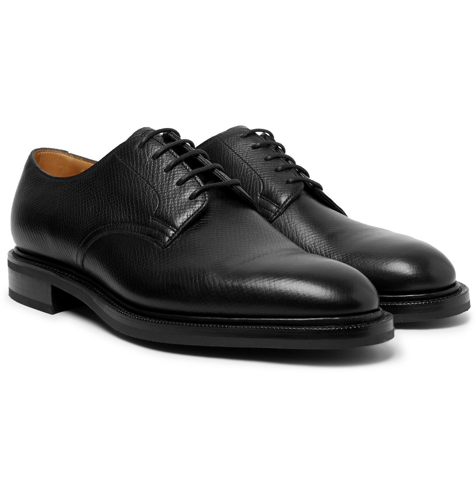Edward Green - Windermere Suede Derby Shoes - Black Edward Green