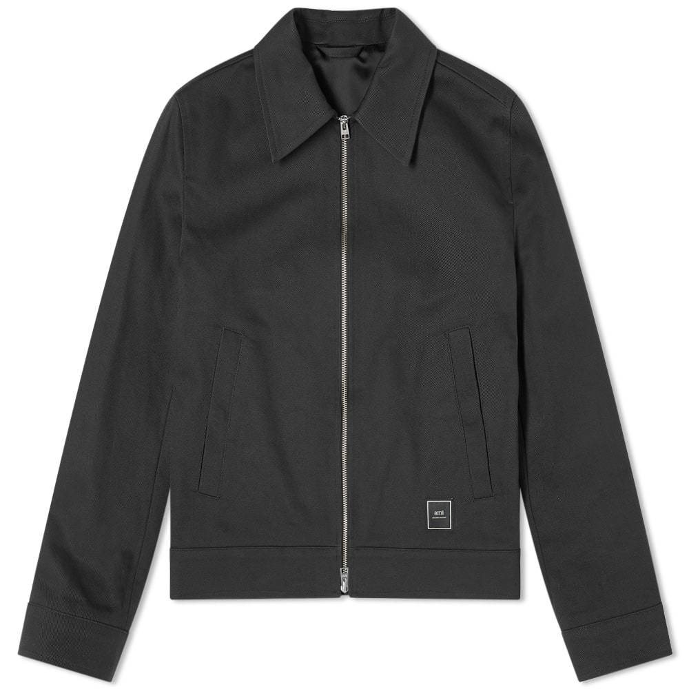 AMI Label Zip Jacket AMI Alexandre Mattiussi