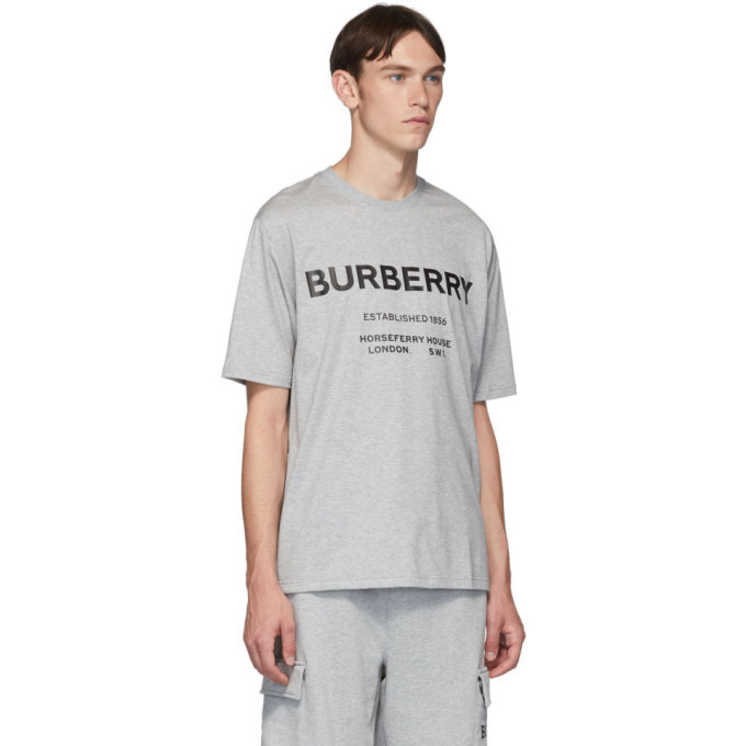 burberry t shirt grey