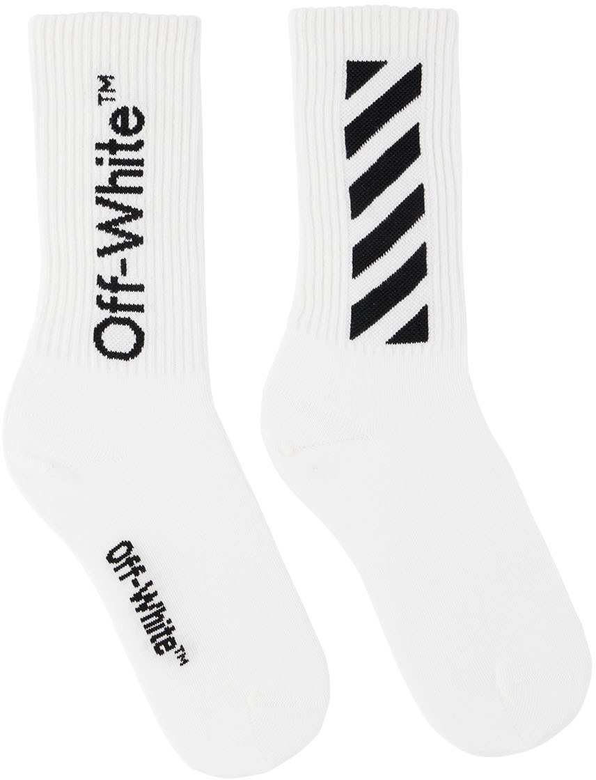 Off-White Quote Sock Off-White