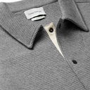 OLIVER SPENCER - Rundell Waffle-Knit Organic Cotton Cardigan - Gray