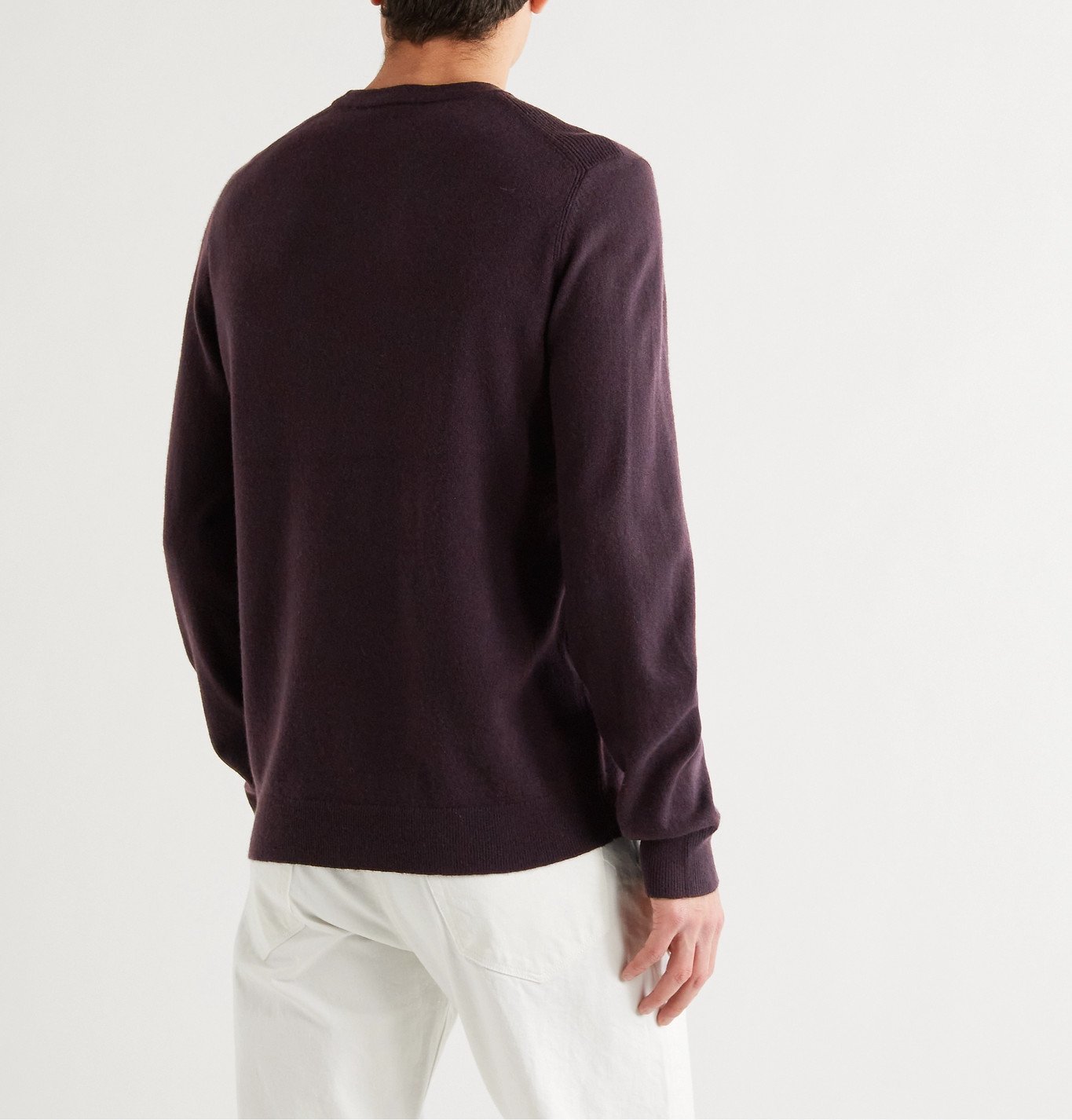 Theory - Hilles Cashmere Sweater - Purple Theory