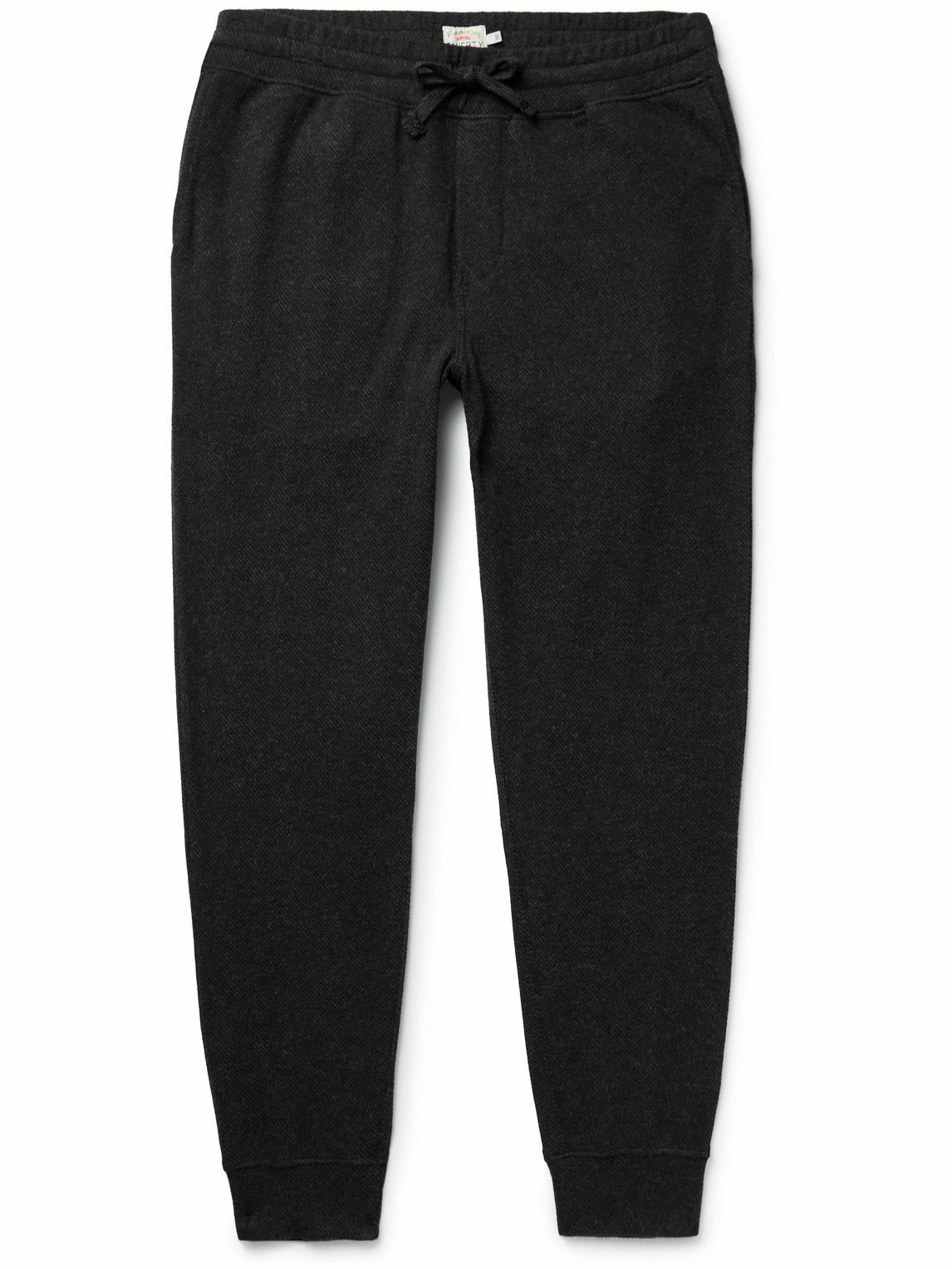 Faherty - Legend Tapered Twill Sweatpants - Black Faherty