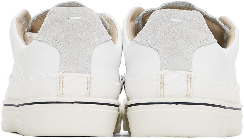 Maison Margiela White New Evolution Sneakers Maison Margiela