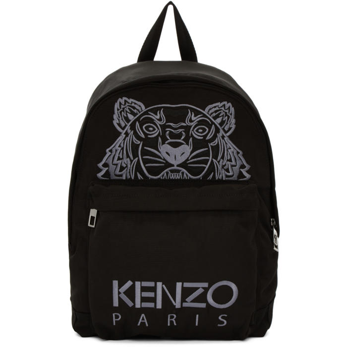 kenzo large tiger canvas backpack