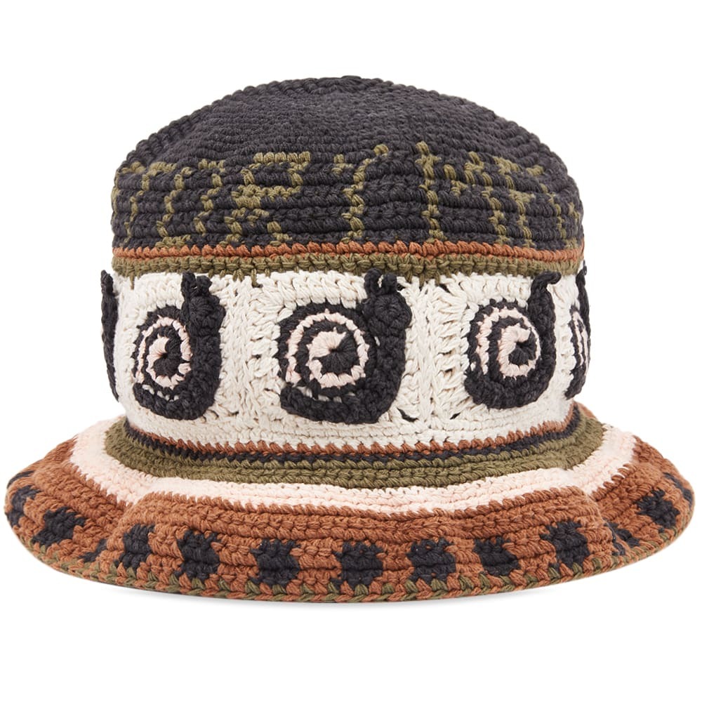 Story mfg. Crochet Brew Hat in Blue Snail Story Mfg.